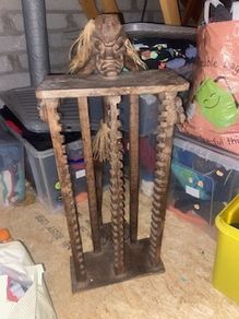 Wooden CD stand