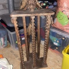 Wooden CD stand