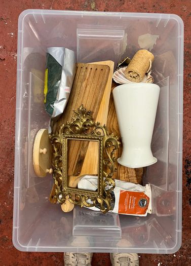 Rustic Styling Lot - Baskets, Crates & Wooden Props