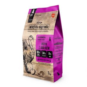 Country of Animals Turkey with Apple dry dog food 2kg M (kibble 1cm)