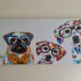 Colourful Painting - Dogs with glasses Image 3
