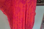 Purple &amp; orange Q'neel tunic dress with pockets
