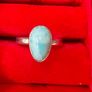 Vintage Sterling silver Larimar ring N Image 2