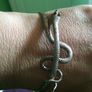 Silver snake bangle very old Image 2