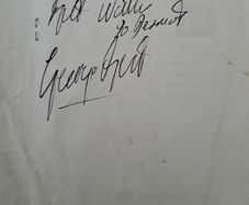 George Best Autograph