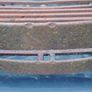 Antique Cast Iron Cottage Fireplace Grate / Fire Basket Image 2