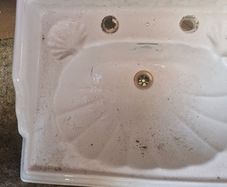 Sink with pedestal