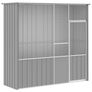 Bird Cage Grey 215x78x200 cm Galvanised Steel Image 5