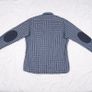 Tommy Hilfiger Blue Plaid Check Long Sleeve Shirt Elbow Patches Size M Image 4