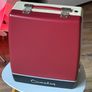 Crosley CR40 Vintage Style Portable Suitcase Record Player-Red & Cream Image 4