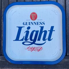 Rare Guinness Light Waiters Tray.