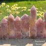 Variety of Crystal/Gemstone Towers, Rose Quartz, Clear Quartz, Howlite, Tigers Eye and more Image 2