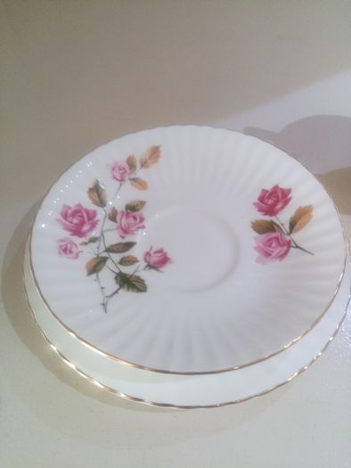 Royal Standard Tea Trio Set, Bone China
