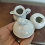 White porcelain teapot and coffee pot, Furstenberg seit 1747 west germany Image 3