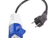 Vechline Mains Hook Up Adaptor Continental, Caravan / Motorhome