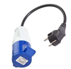 Vechline Mains Hook Up Adaptor Continental, Caravan / Motorhome