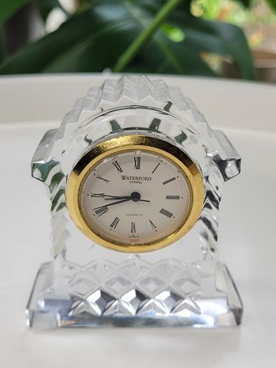 Vintage Waterford Crystal desk clock