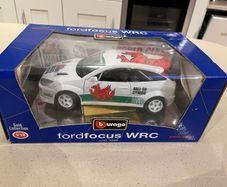 Ford Focus RS WRC 02 Wales 1/18 Burago extremely rare