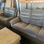 Grey 3+2 recliner sofa set Image 4