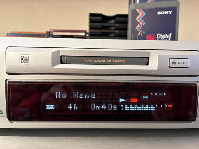 Sony MDS-JE530 MiniDisc Deck - Silver - Fully Working