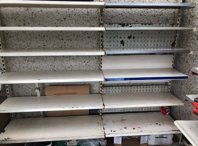 7 foot wide 6 foot high shelving