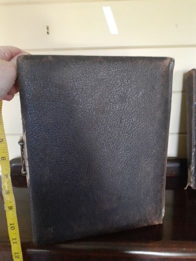 very old photo books.early victorian.
