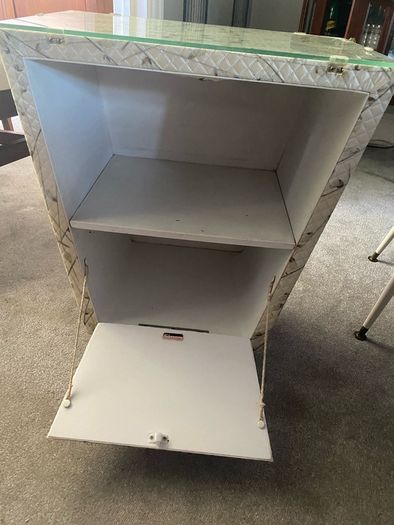 1960s vintage bedroom set locker and chair