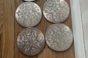 1970's Silver played Celtic design place mats set 6