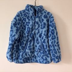 Dunnes Leopard Print Fleece Blue Size M