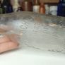 500 - J McCulloch and Sons Gerrardstown Vintage Clear Glass Cork Top Collectible Decorative Milk Bottle Image 2