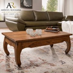 Large Solid Sheesham Coffee Table 110 x 60cm Handmade Wooden Table