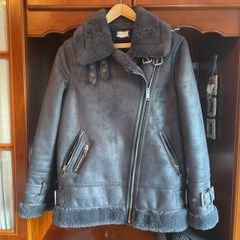 Warehouse Suede-look biker jacket