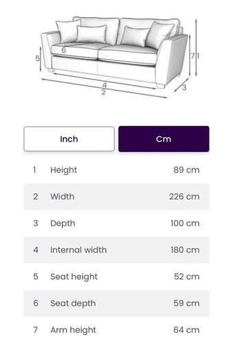3 Seater Grey DFS Sofa
