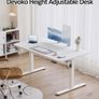 Electric Standing Desk 120x60cm Sit Stand Table Height Adjustable Image 4
