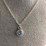 Silver Plated Aquamarine Swarovski Crystal Set Image 2