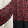 Savida red black leopard sparkly Jumper M Image 2