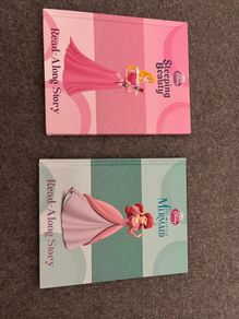 Sleeping beauty little mermaid and tangled hardback story books
