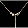Sterling Silver 925 Lariat Chain Necklace Image 4