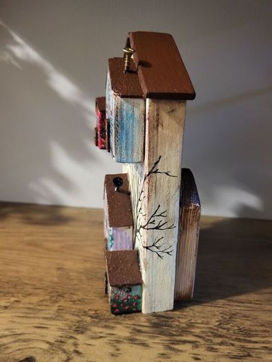 handcrafted wooden houses!