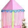 Girls Play Tent&Princess Castle Portable Playhouse, Pink Pop up tent for Kids Indoor/Outdoor Game (FREE POSTAGE) Image 2