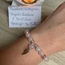 Handmade Rose Quartz Crystal Bracelet For Love Image 3