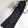 Pinstripe 29" Leg Black Trousers - Size12 Image 8