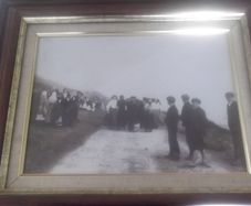 a old photo of connemara galway  people