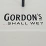 Gordon's Gin metal glass display stand holds 4 glasses Image 4