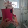 fascinator rose pink worn once for a wedding Image 2