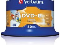 main image for ad Verbatim 50 Pack DVD Printable DVD-R