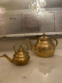 Selection Hand carved Brass items.