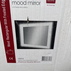 LED mirror 50x70 cm