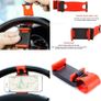 Car Steering Wheel Universal Mount Phone Holder for iPhone X 11 6 5 8 7 Samsung Image 3