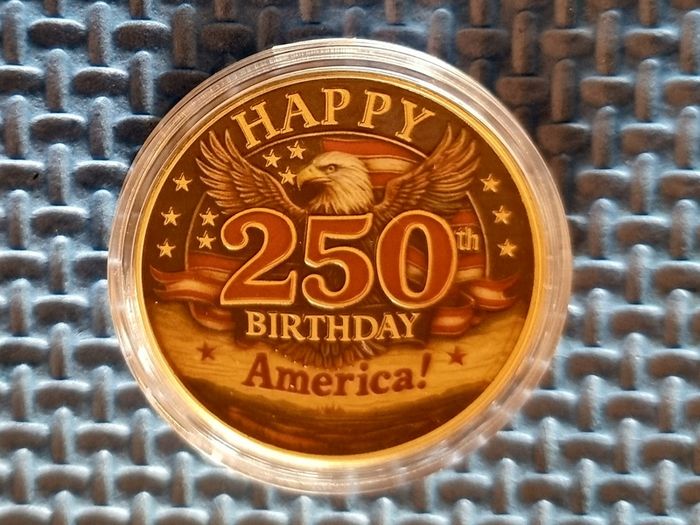 US 250th Anniversary Commemorative Coin, new, unopened.